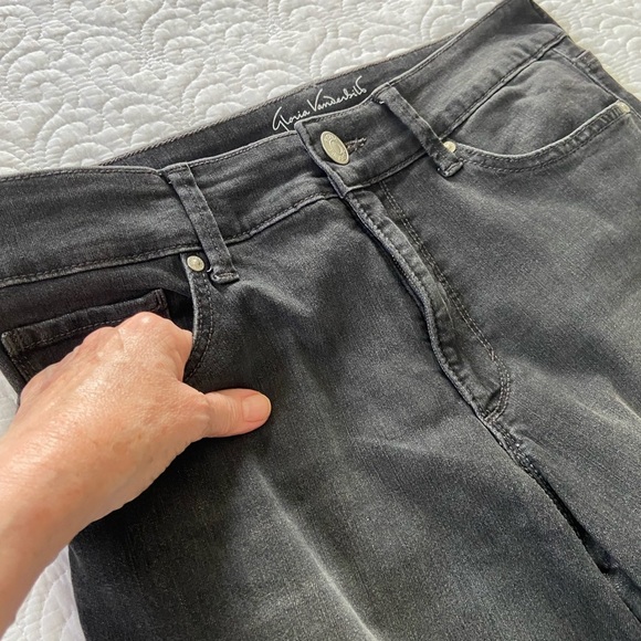 Gloria Vanderbilt Shape Effect Tummy Sculpt Straight Light Black Size 10 - Picture 7 of 11